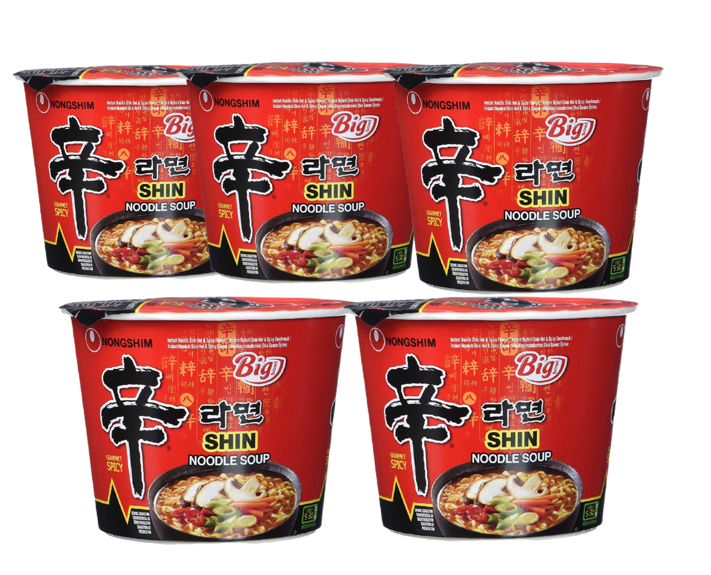 Nongshim Shin Big Bowl Spicy Noodles, 114g