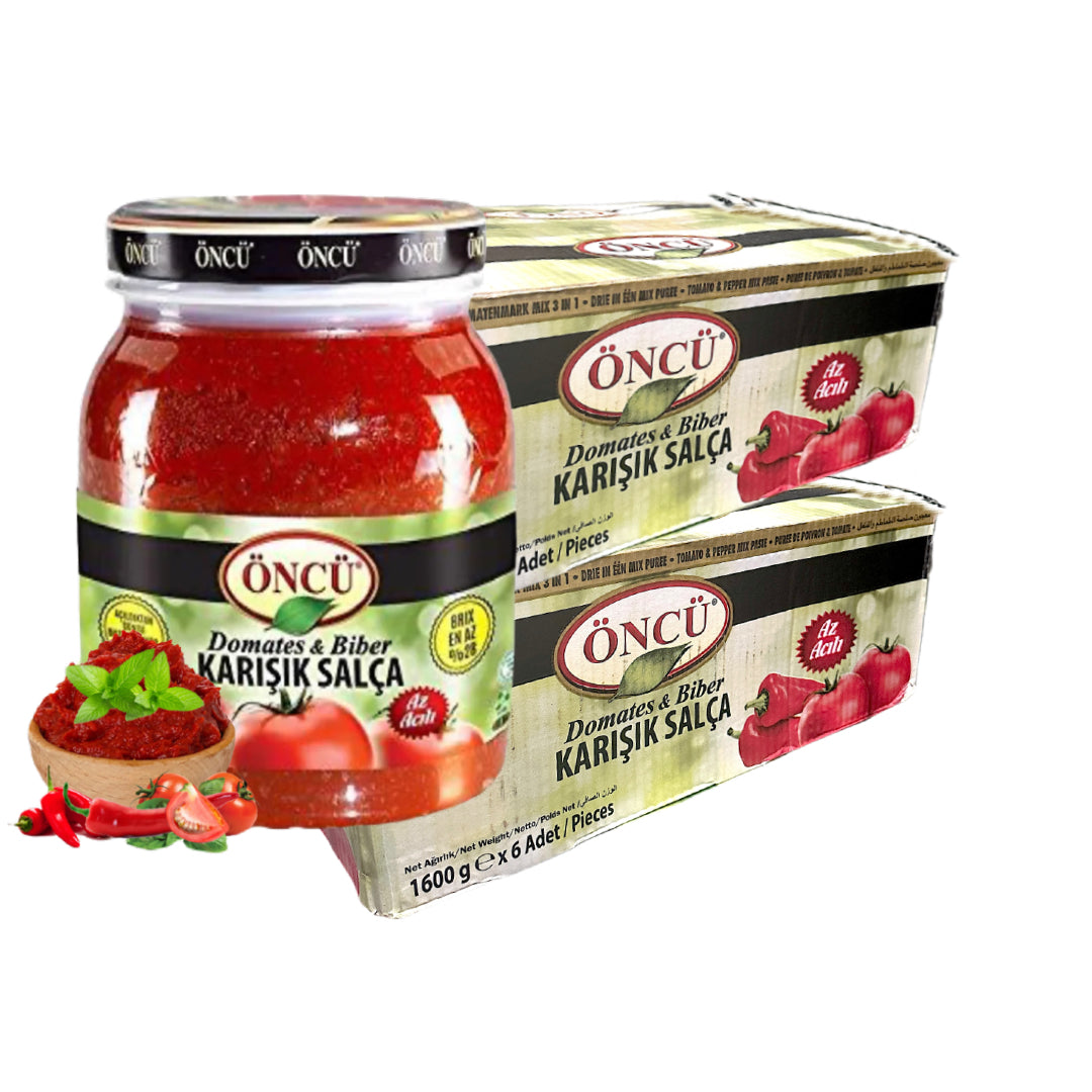 Oncu Tomato and Pepper Mixed Paste ( Karisik Salca ) 1600g