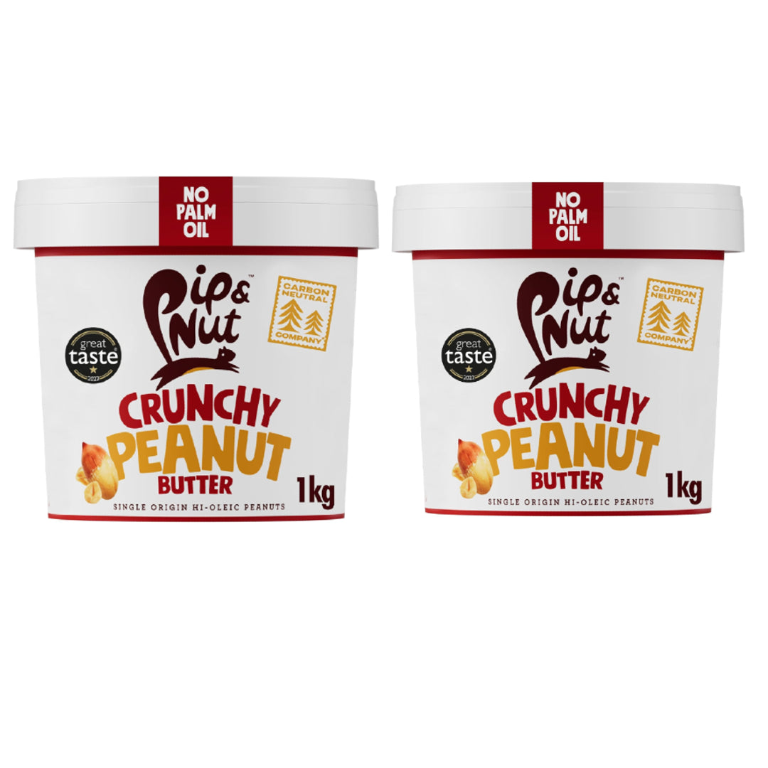 Pip & Nut Hi-Oleic Crunchy Peanut Butter, 1kg