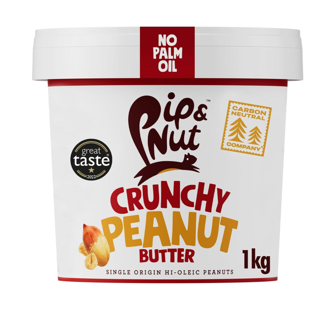 Pip & Nut Hi-Oleic Crunchy Peanut Butter, 1kg