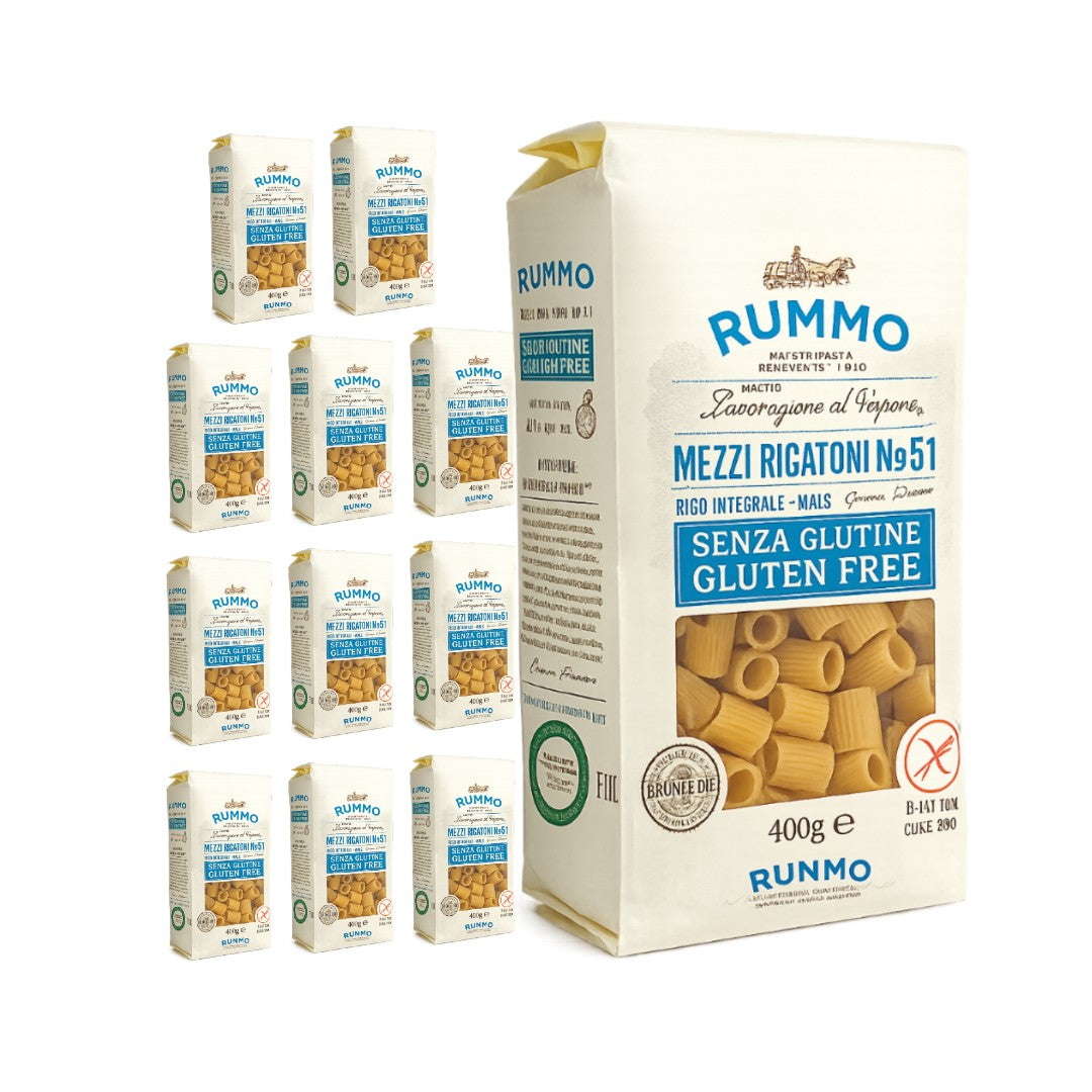 Rummo Gluten Free Mezzi Rigatoni N 51-Italian Pasta 400g
