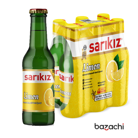 Sarikiz Lemon Flavoured Mineral Water-Maden Suyu 200ml