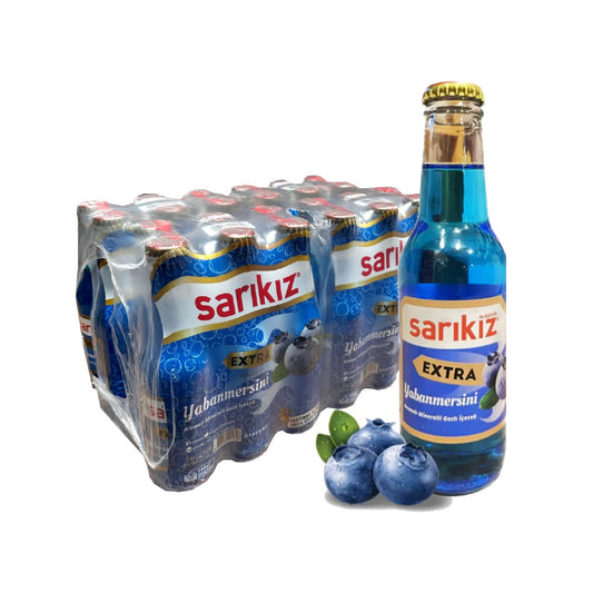Sarikiz Extra Blueberry Mineral Water (Yaban Mersini) 200ml x24
