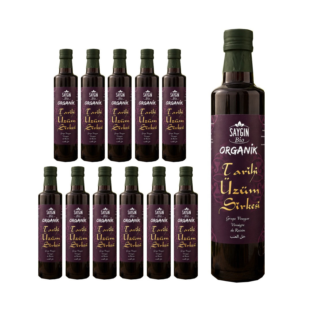 Saygin Organic Grape Vinegar (Organik Uzum Sirkesi) 500 ml