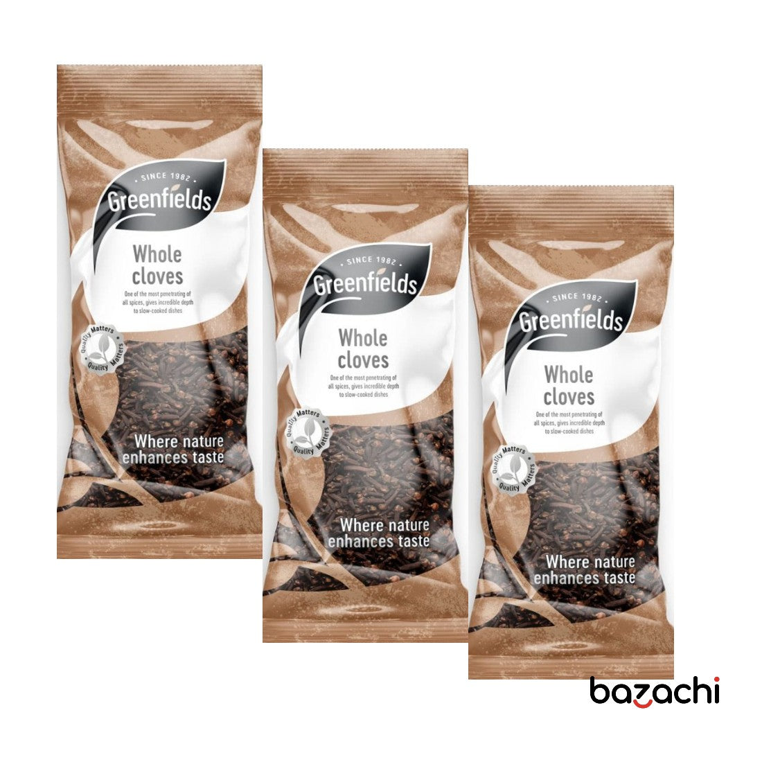Greenfields Naturally Dried Whole Cloves 50g x 3