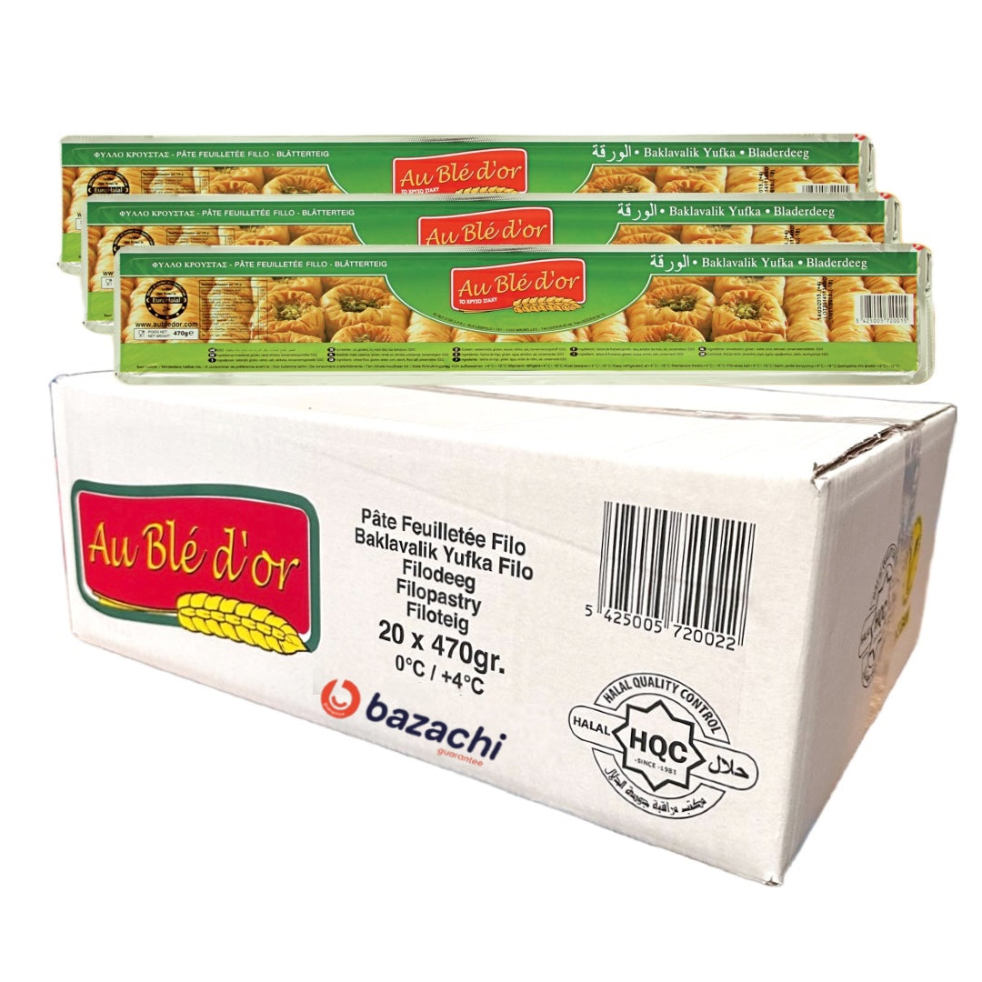 Au Ble d'or A Quality Fresh & Chilled Filo Pastry, 470g