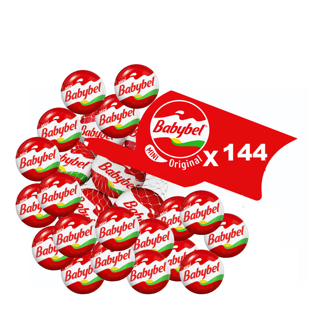 Mini Babybel Original Cheese Semisoft Snacks, 20g