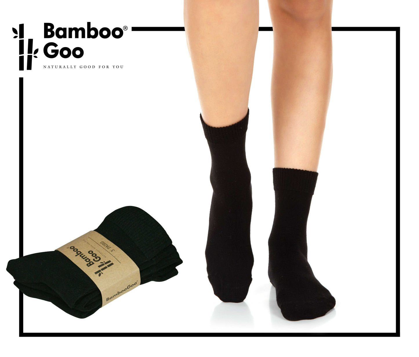 Bamboo Diabetic Socks 3 Pack
