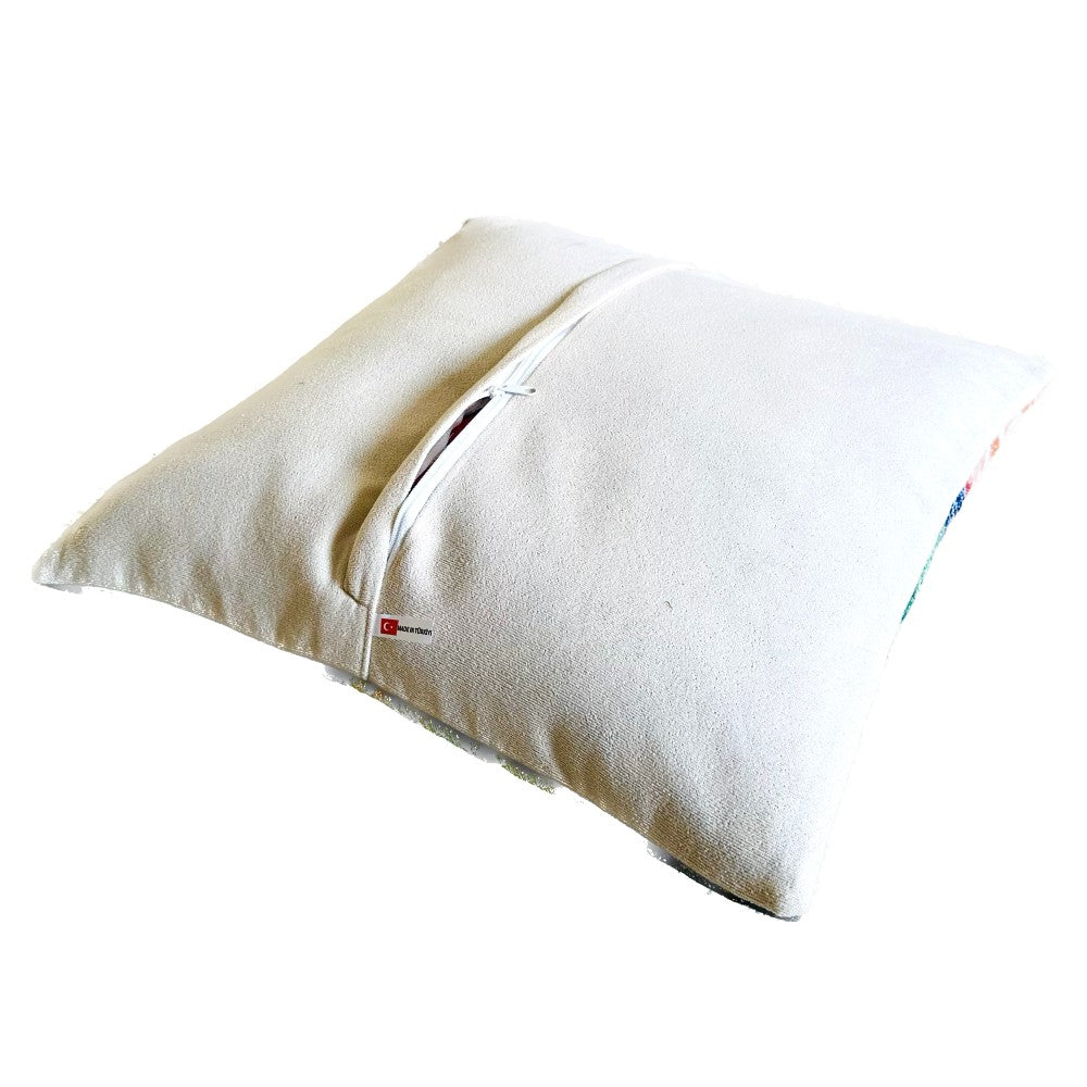 Tabby Cat Tapestry Embroidered Cushion Cover (43 x 43 cm)
