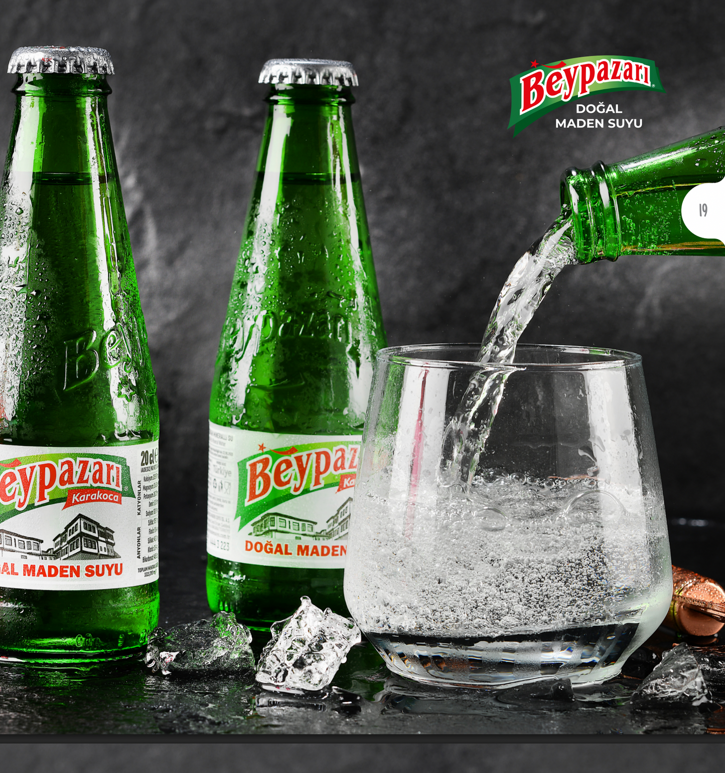 Beypazari Natural Mineral Water (Dogal Maden Suyu), 24x200ml
