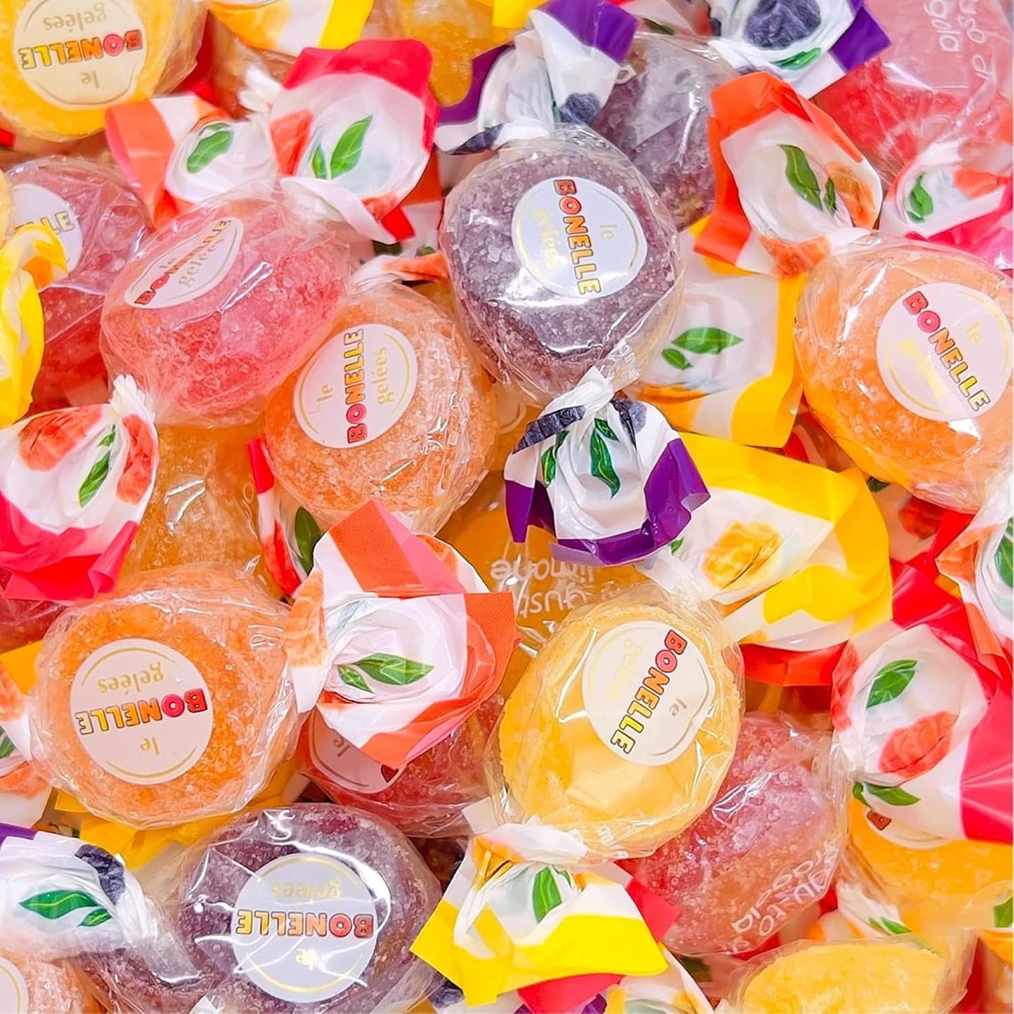 Bonelle Assorted Fruit Flavored Italian Jelly Candies, 1.8kg