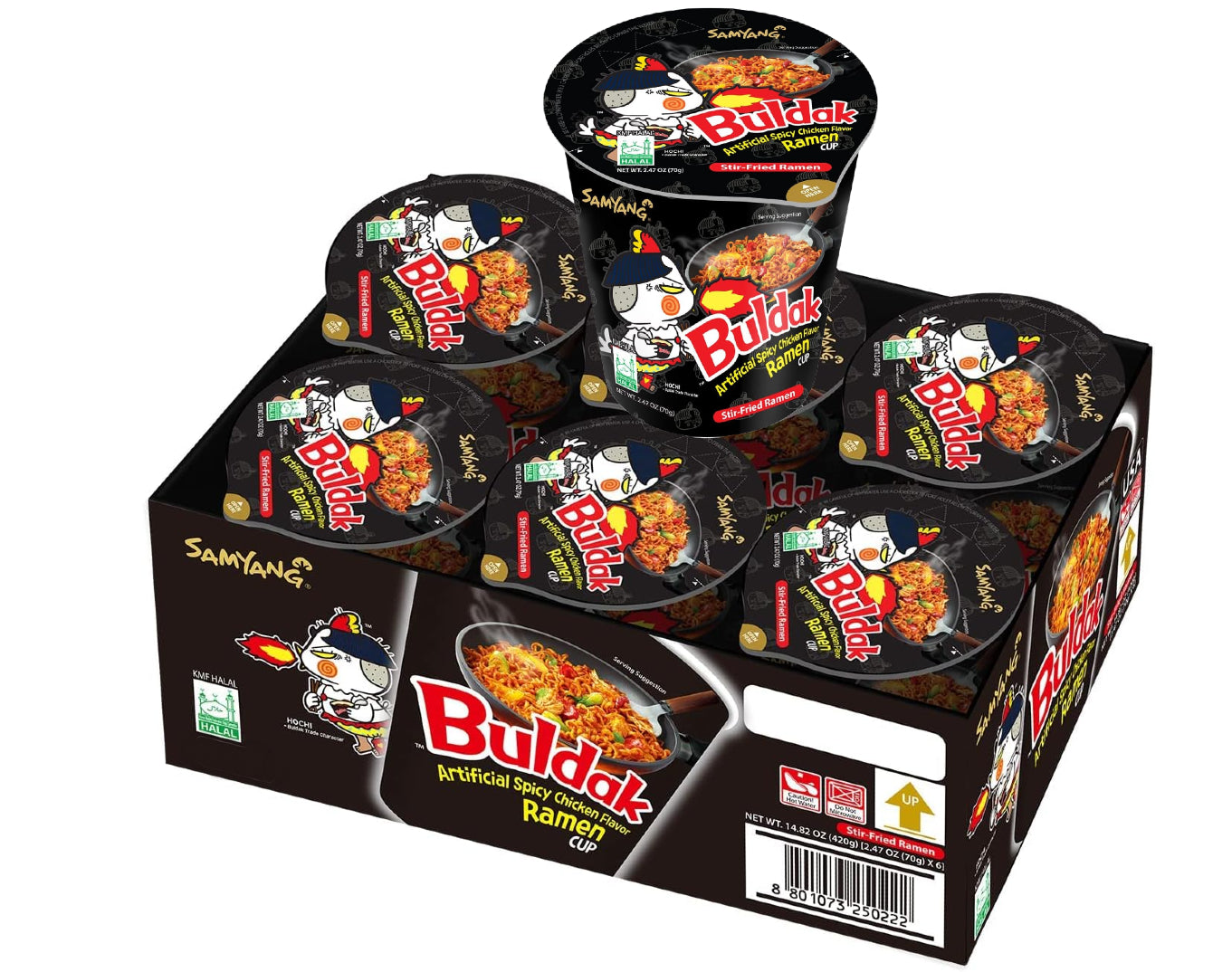 Buldak Hot Chicken Ramen Spicy Cup Noodles, 70g