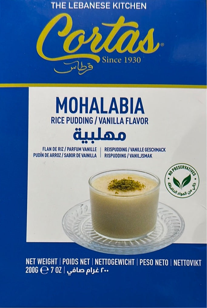Cortas Mohalabia Rice Pudding - Vanilla Flavor (200 G)