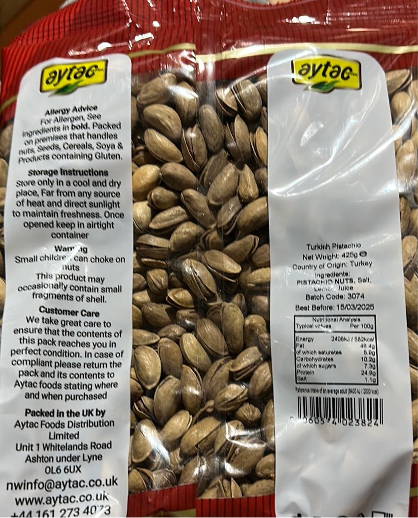 Turkish Roasted Pistachio (425G)
