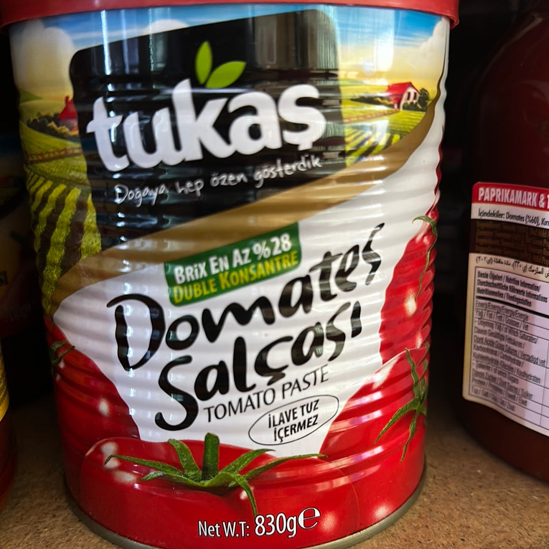 Tukas Tomato Paste - Tomatos Salcasi (830G)