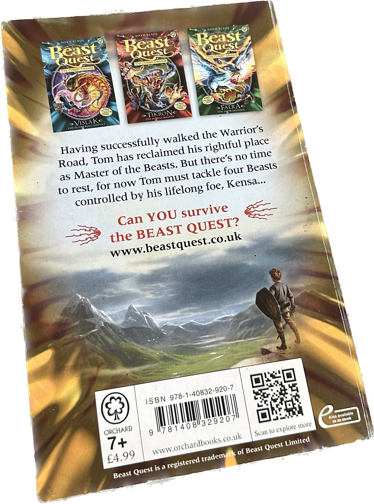 BEAST QUEST The cursed dragon : Raffkor the stampeding Brute