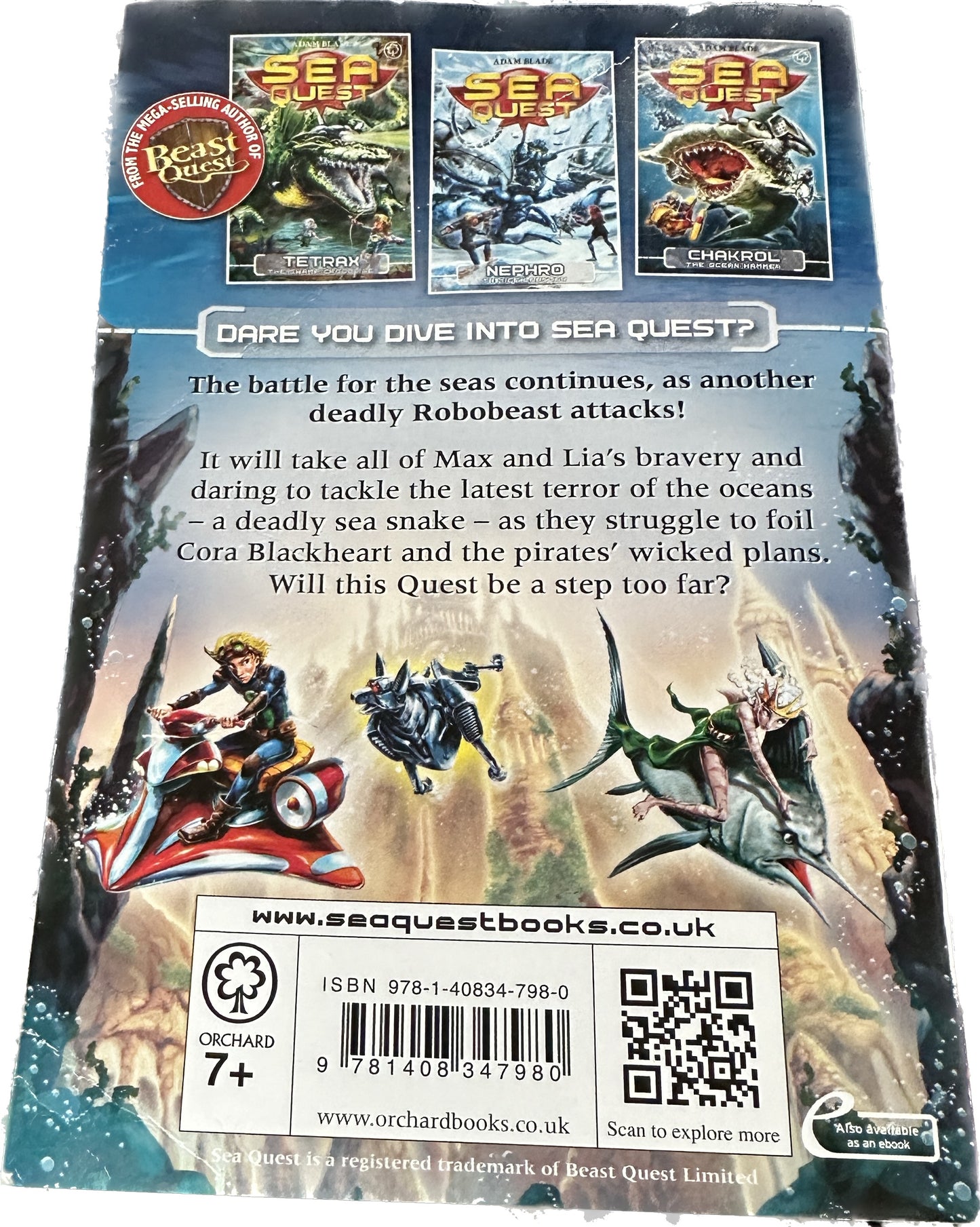 SEA QUEST: Finaria the savage sea snake