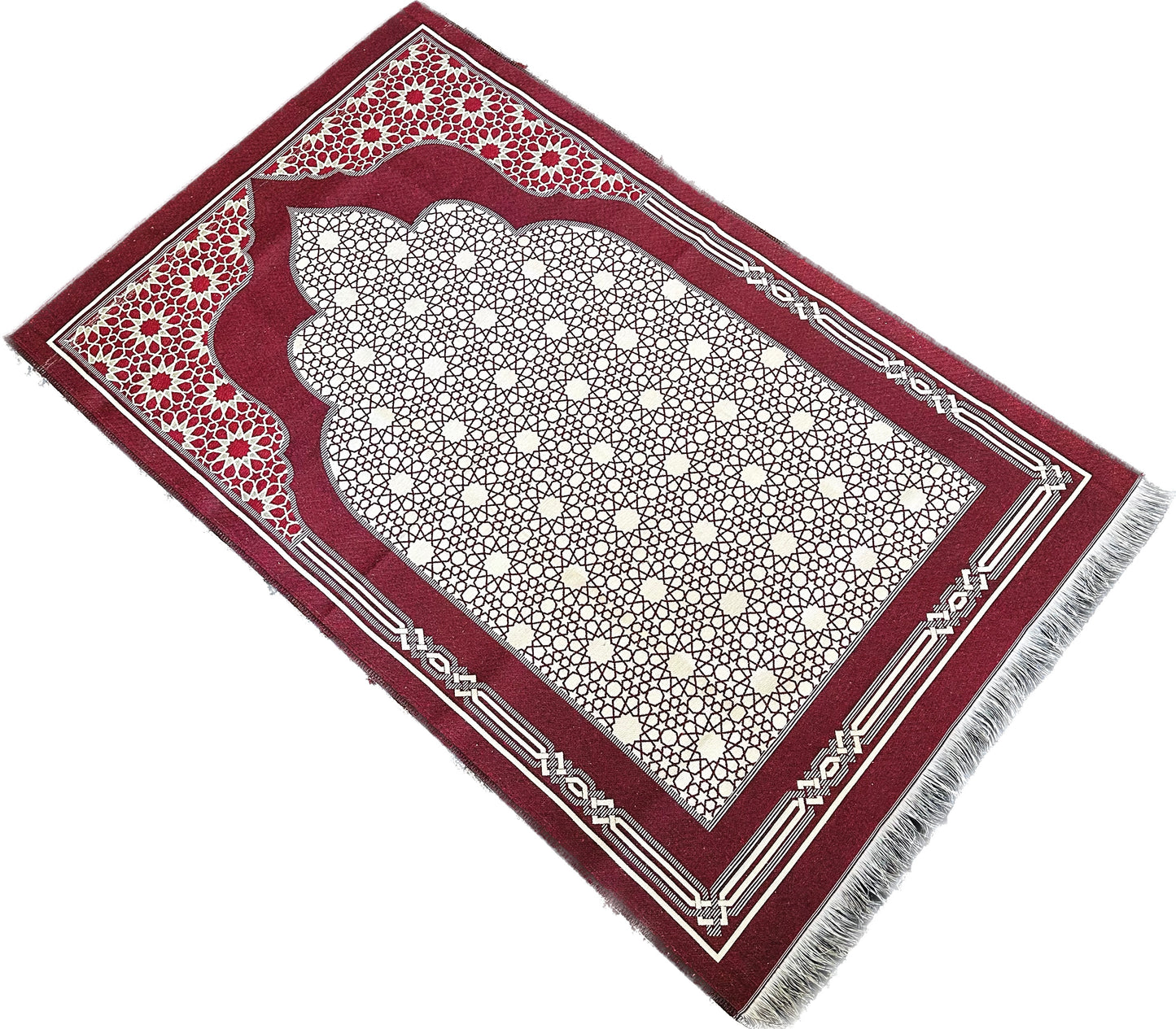 Mihrab Taffeta Portable Ottoman Prayer Mat