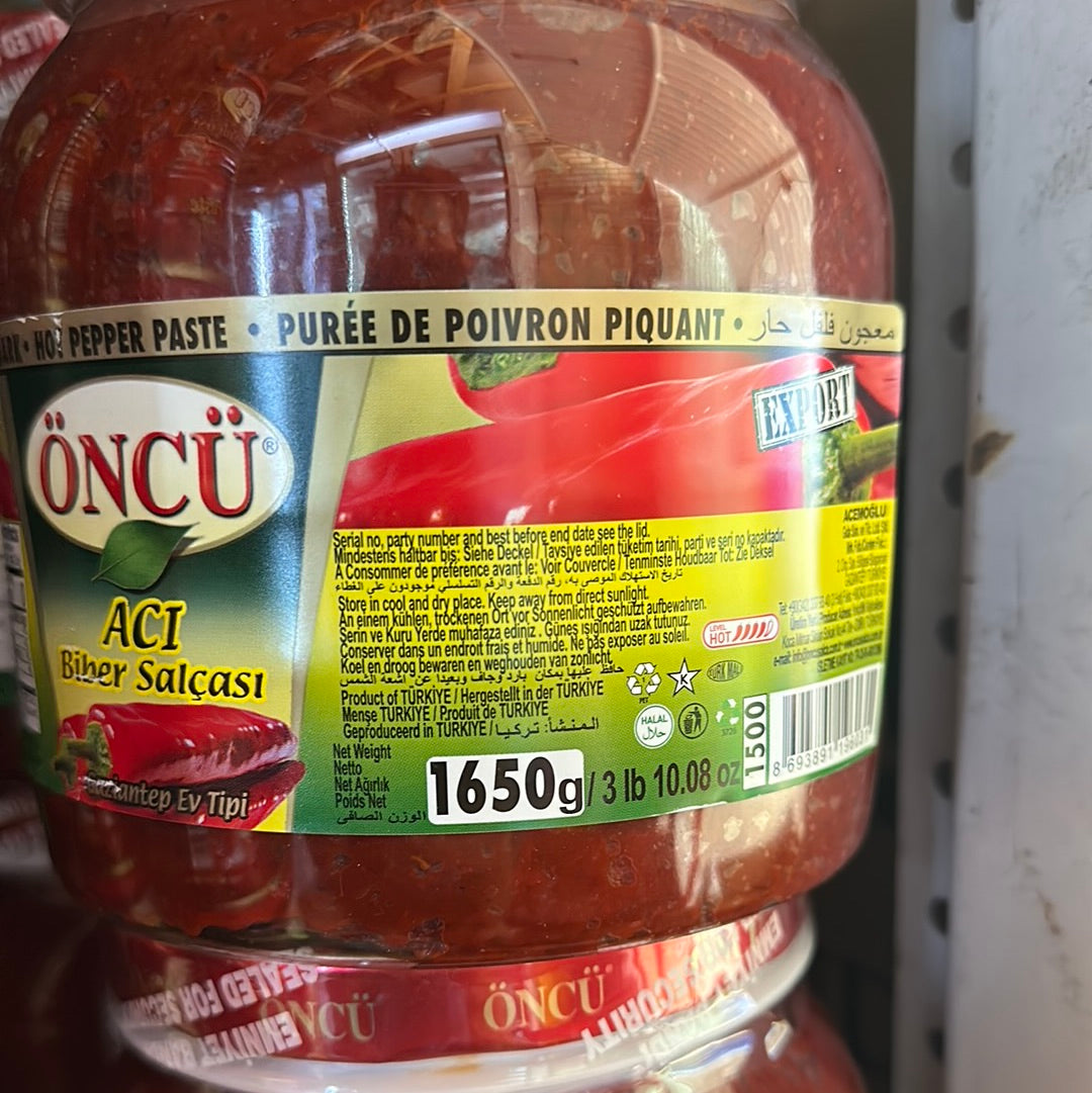 Oncu Hot Papper Paste- Aci Biber Salcasi