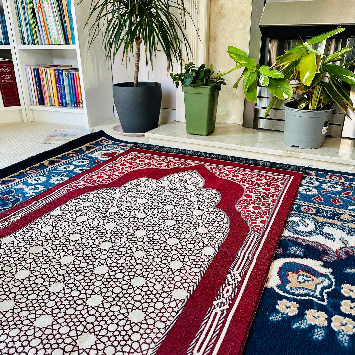 Mihrab Taffeta Portable Ottoman Prayer Mat