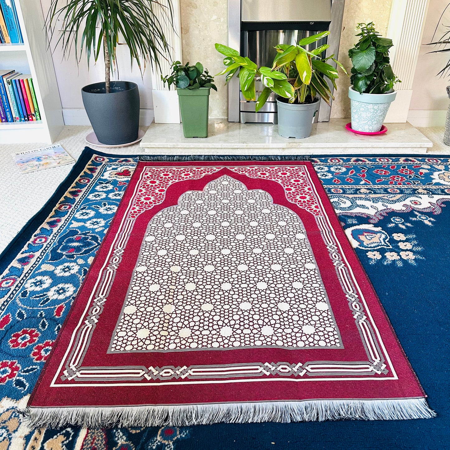 Mihrab Taffeta Portable Ottoman Prayer Mat