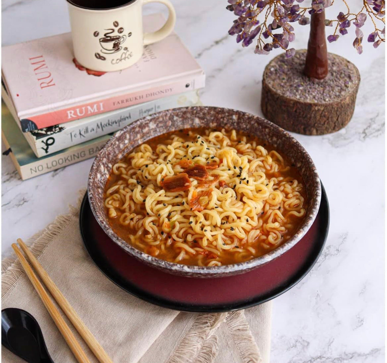 Nong Shim Kimchi Ramyun Big Bowl Noodle Soup, 112g