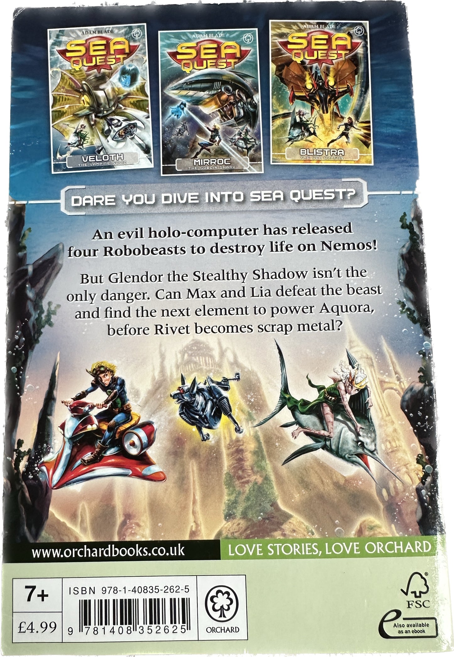 SEA QUEST : Glendor the stealthy shadow