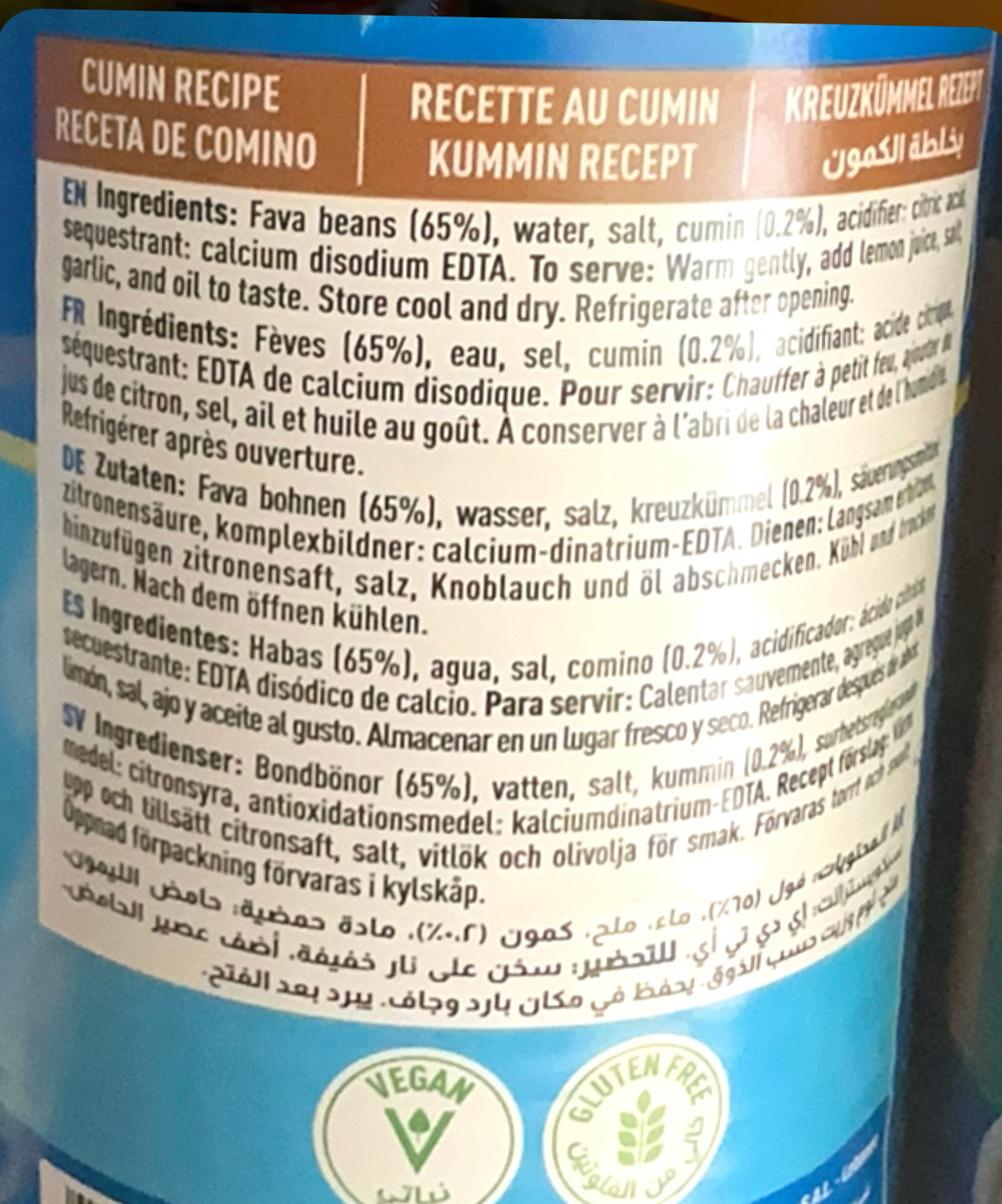Cortas Foul Medam & With Cumin (400G)-Heat & Eat
