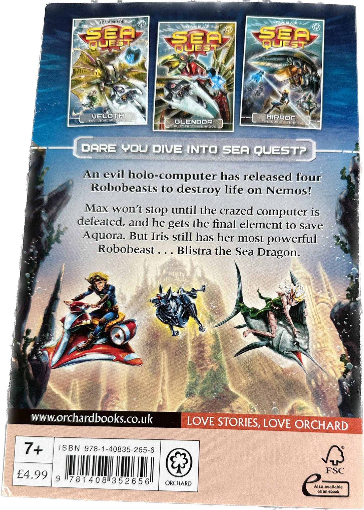 SEA QUEST : Blistra the sea dragon