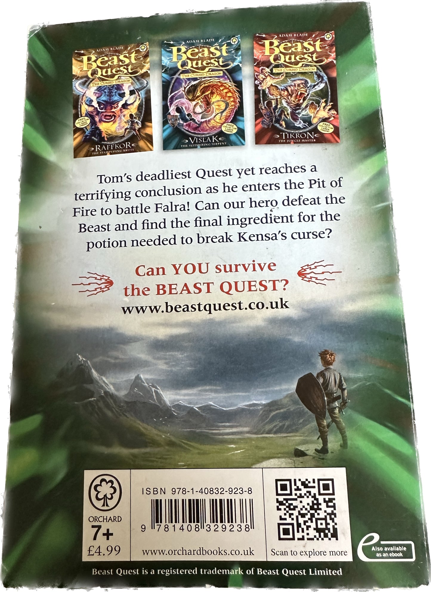 BEAST QUEST The cursed dragon : Falra the snow phoenix