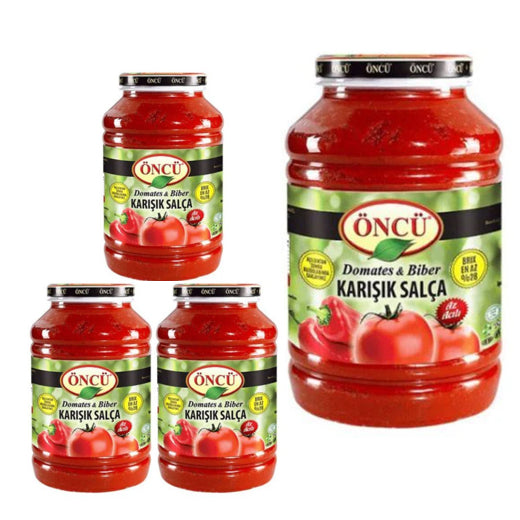 Oncu Tomato & Pepper Mix Paste ( Karisik Salcasi ), 4.3 Kg