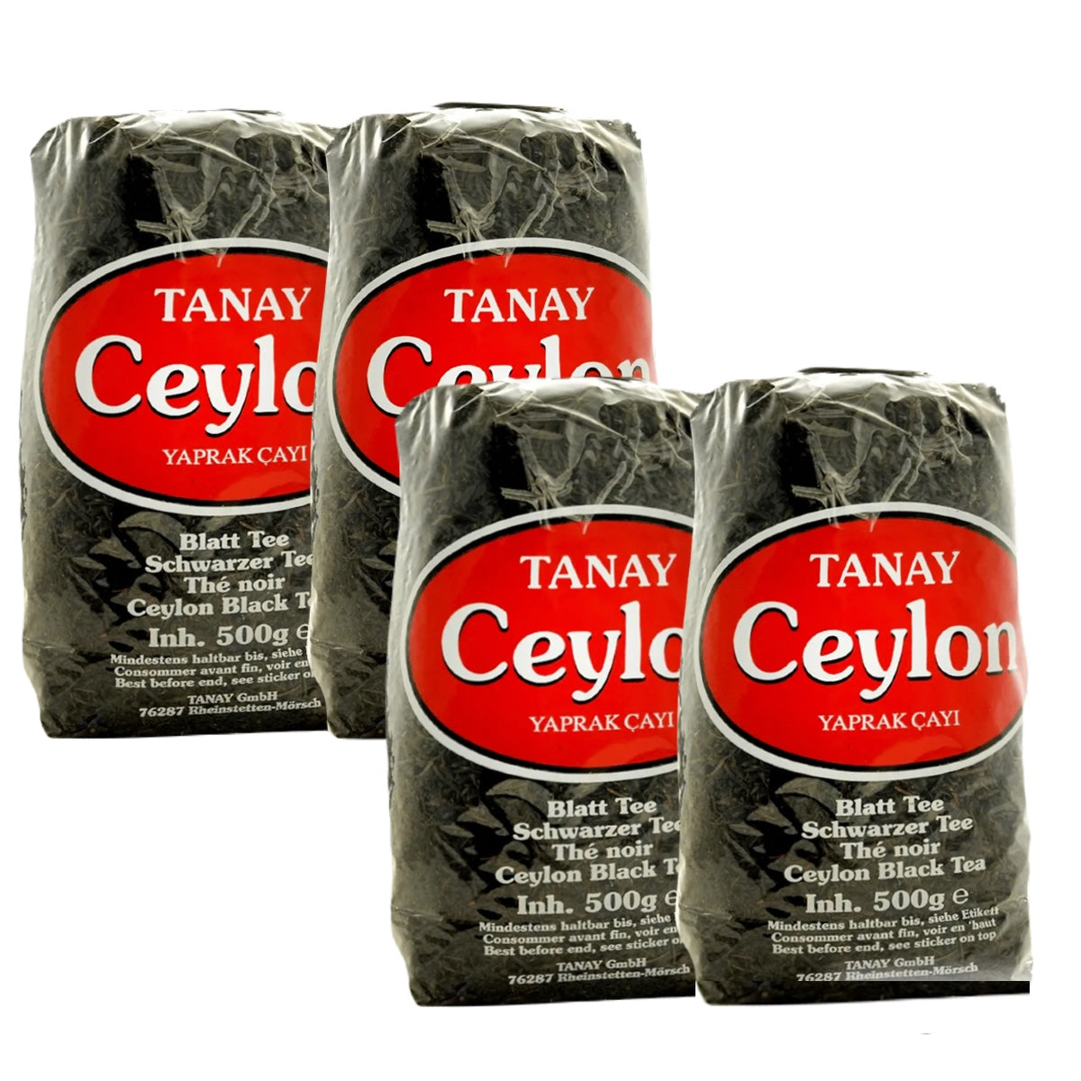 TANAY Ceylon Black Leaf Tea, 500g