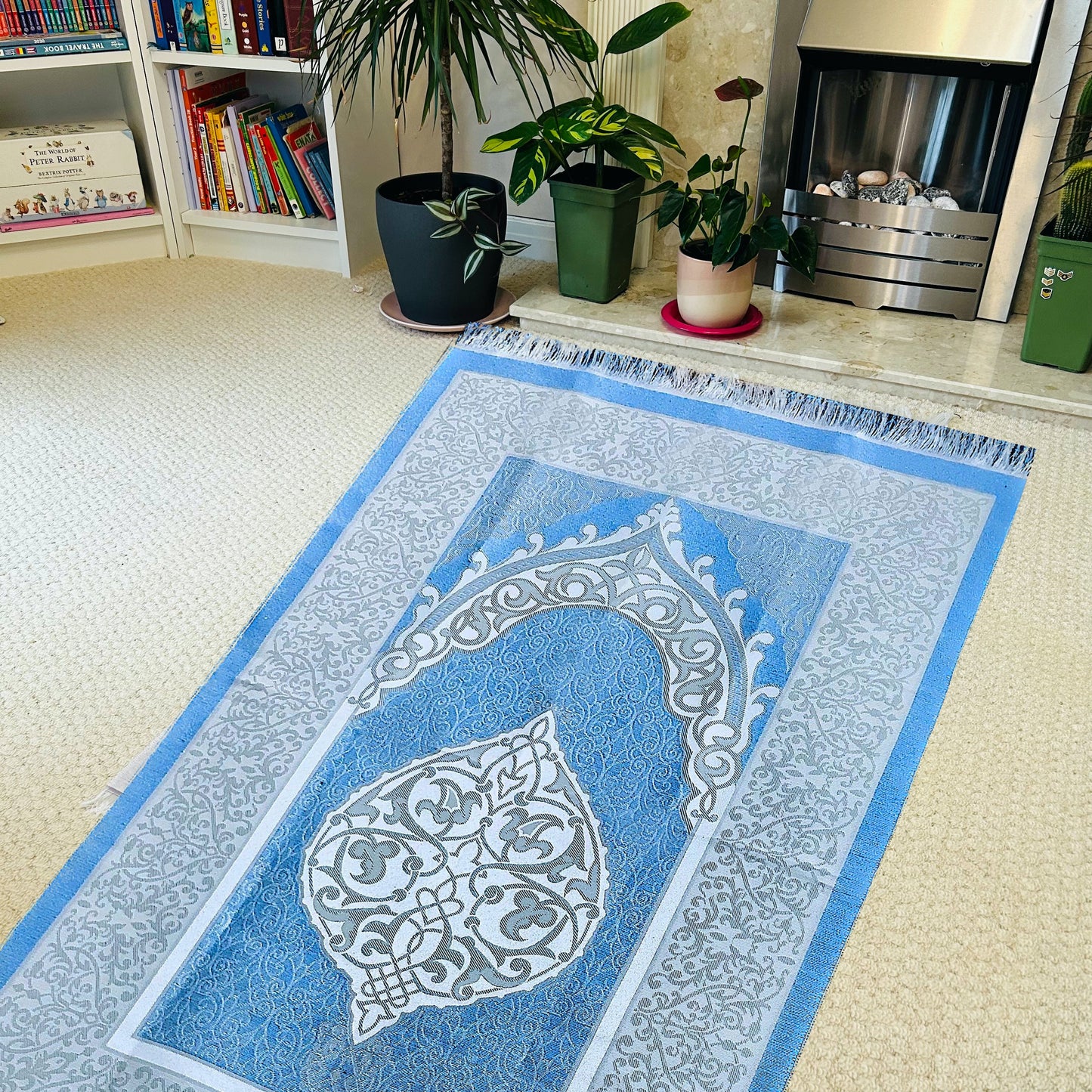 Mihrab Taffeta Ottoman Portable Prayer Mat