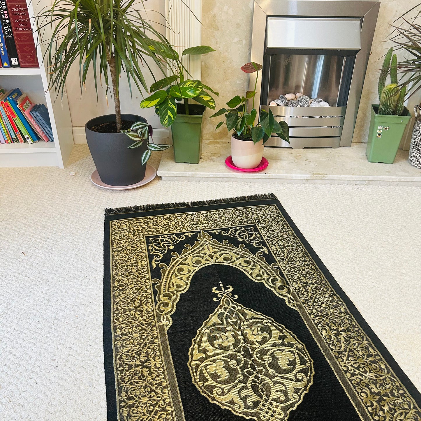 Mihrab Taffeta Ottoman Portable Prayer Mat
