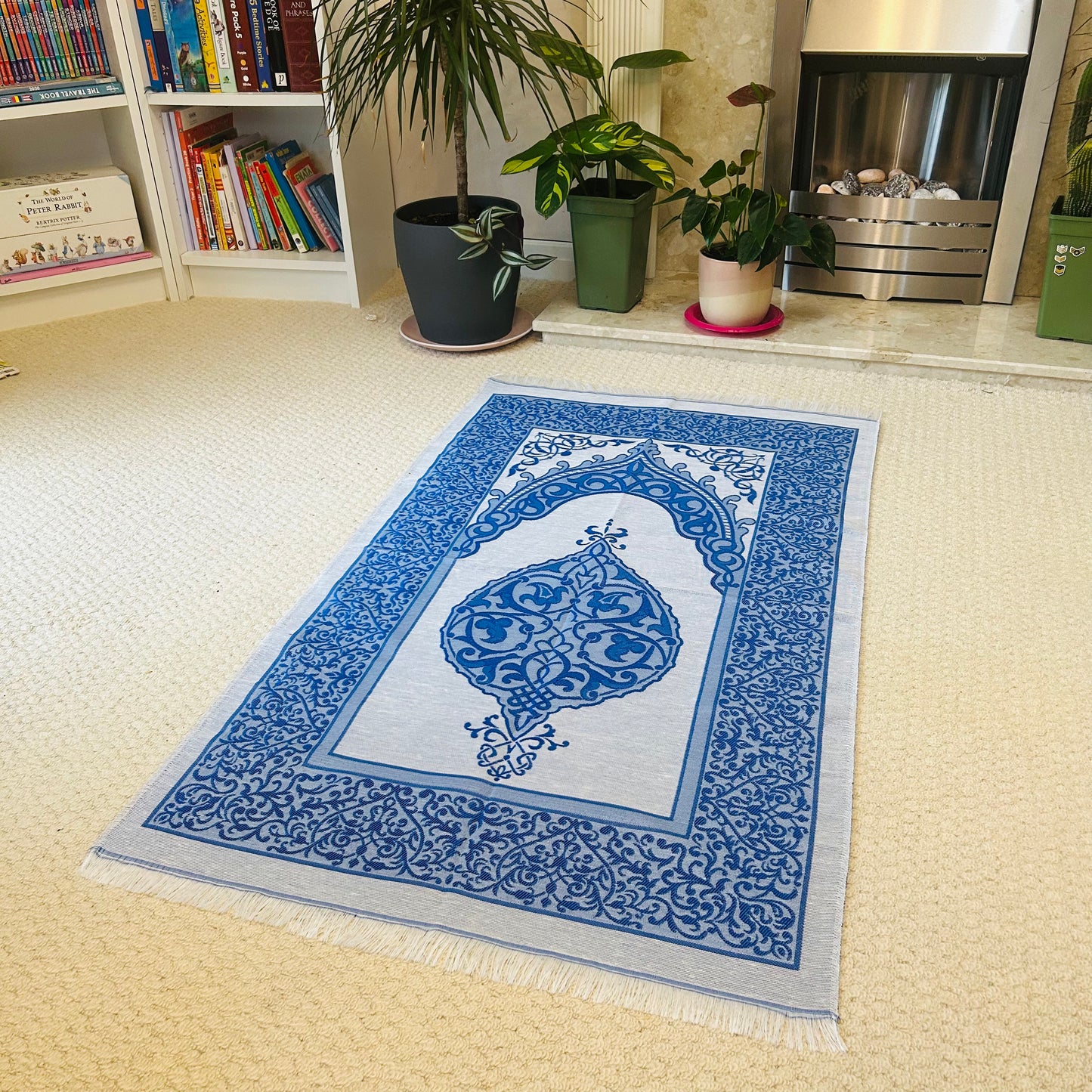 Mihrab Taffeta Ottoman Portable Prayer Mat