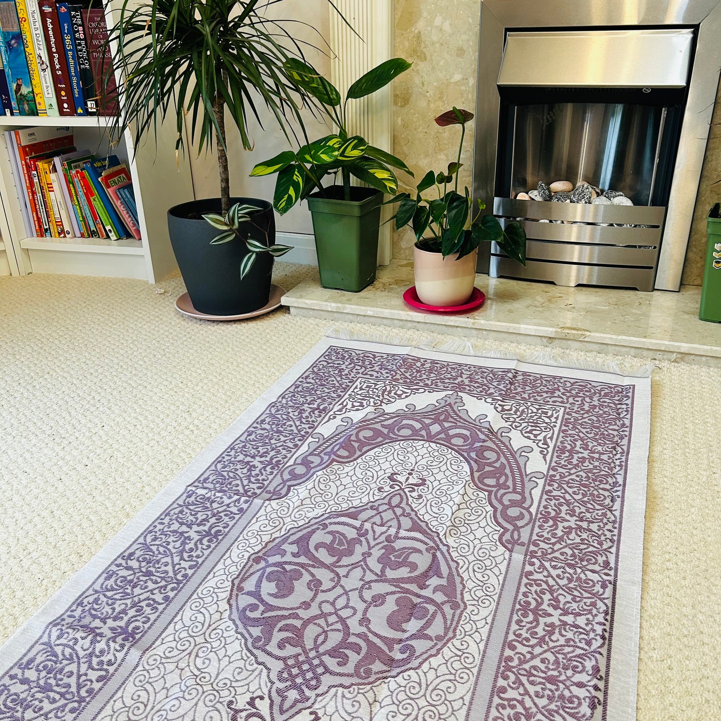 Mihrab Taffeta Ottoman Portable Prayer Mat