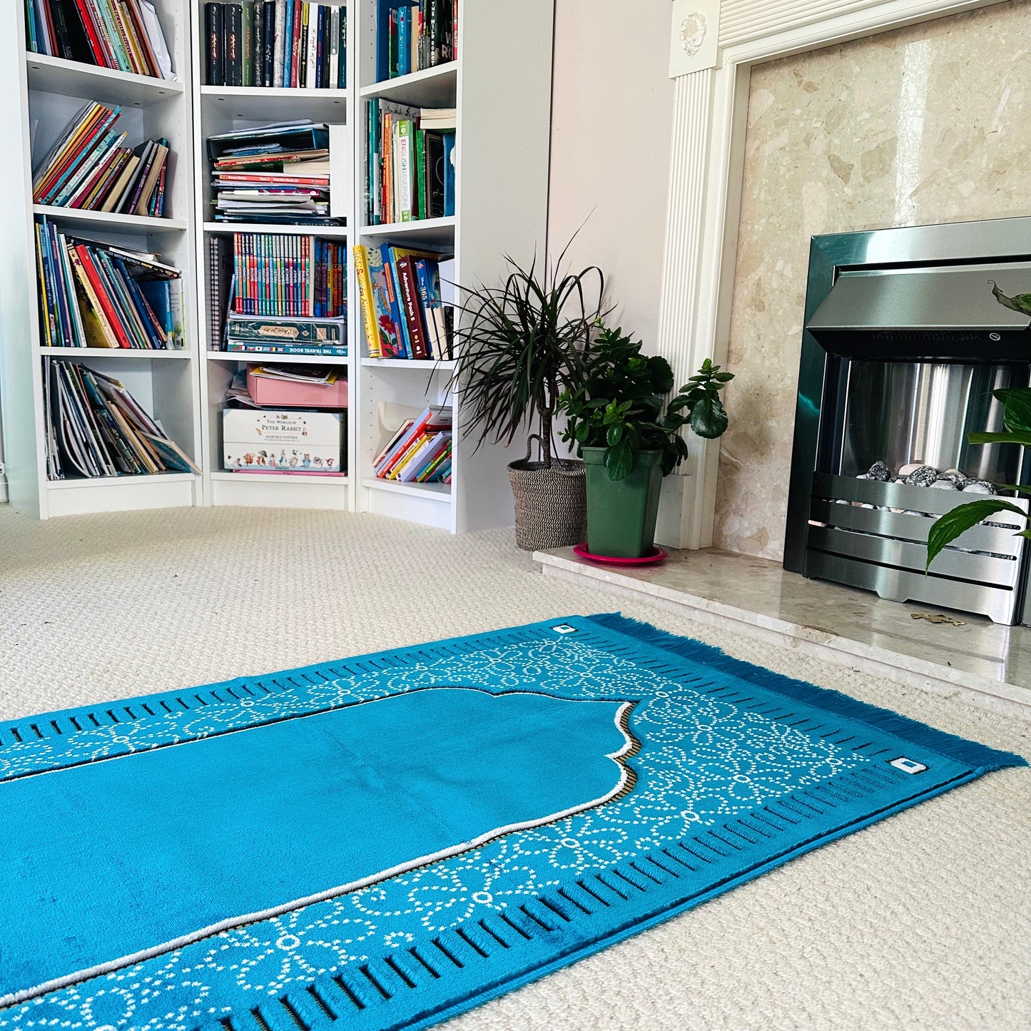 New Mihrab Style Velvet Prayer Mat (750g)