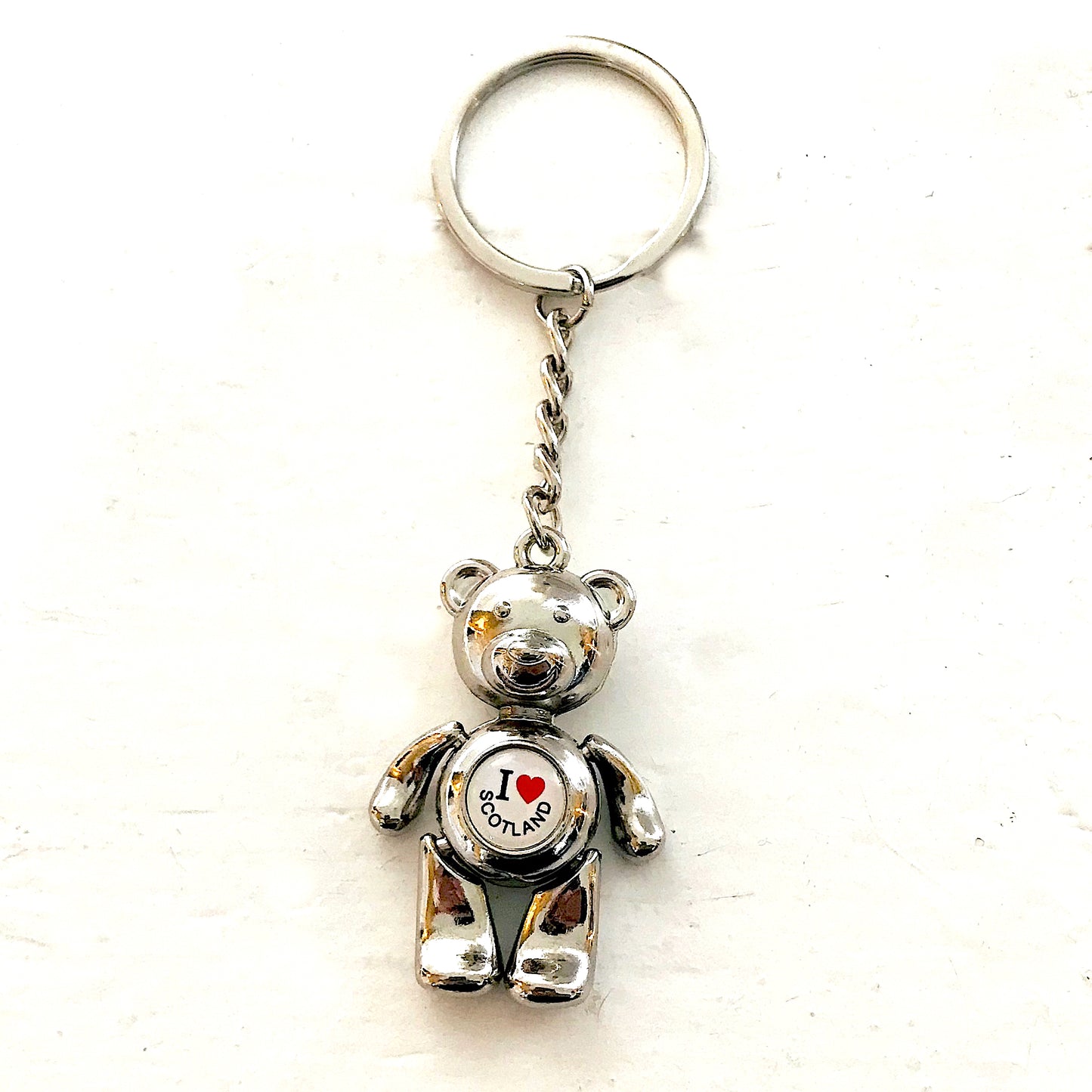 I Love Scotland Flag Keyring, Keychain Souvenirs