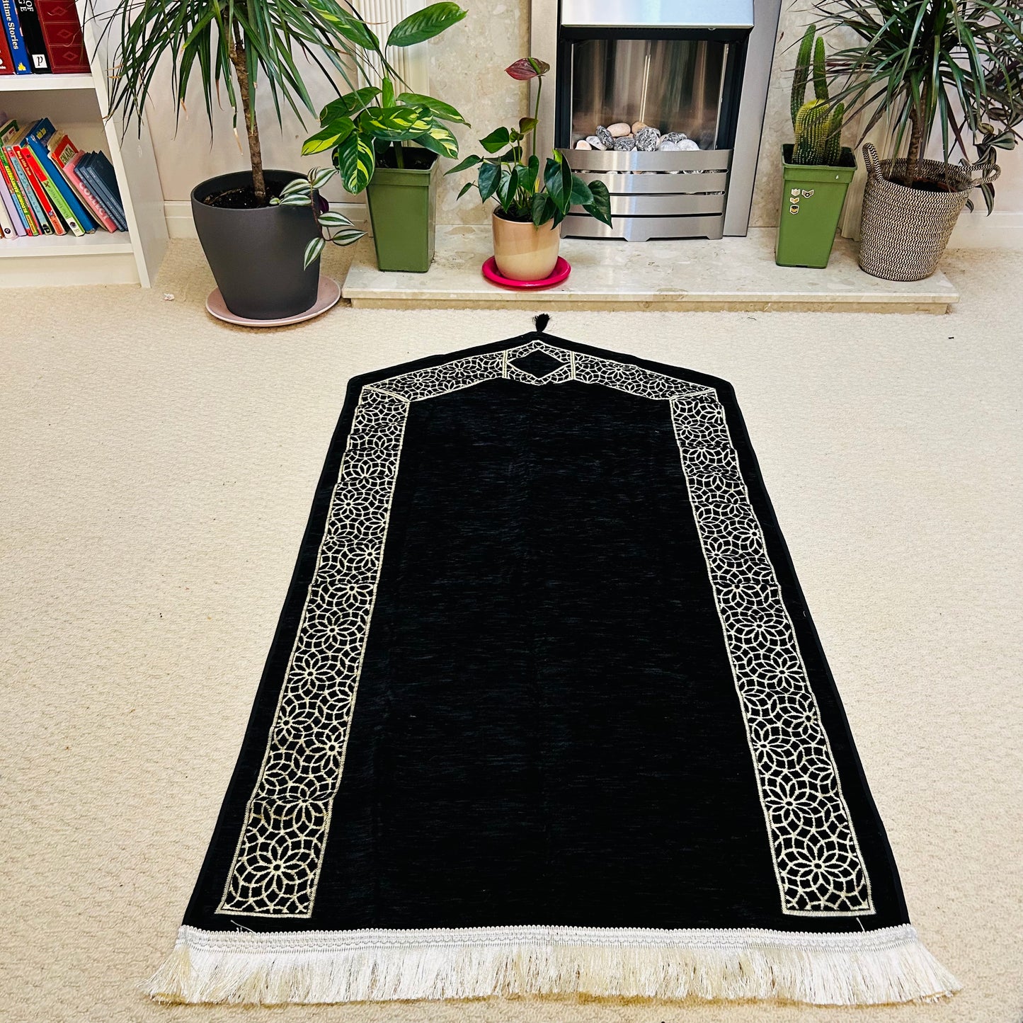 Couples Prayer Mats with Tasbih and Gift Packaging