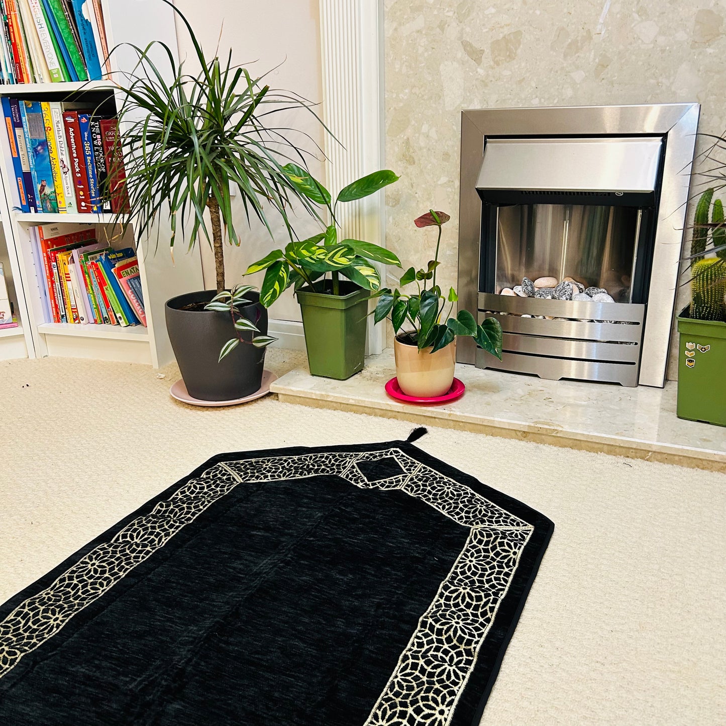 Couples Prayer Mats with Tasbih and Gift Packaging