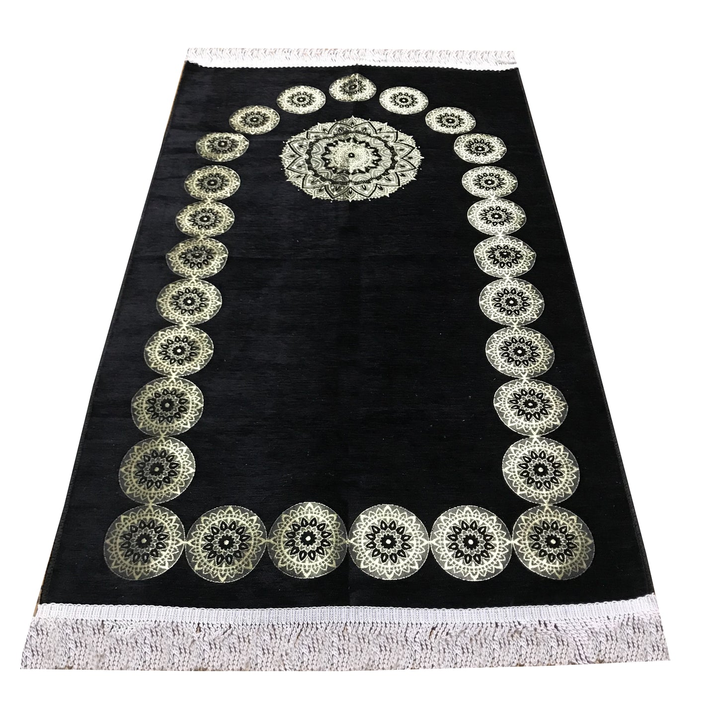 Muslim Couples Prayer Mats with Tasbih and Gift Packaging