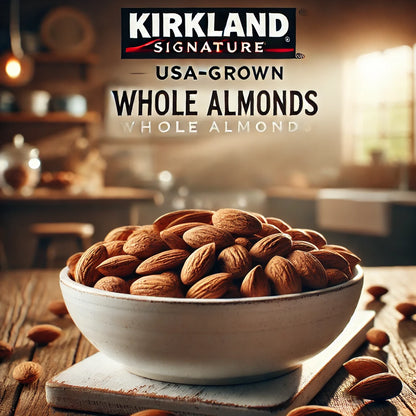 USA-Grown Kirkland Signature Whole Almonds - 1.36kg