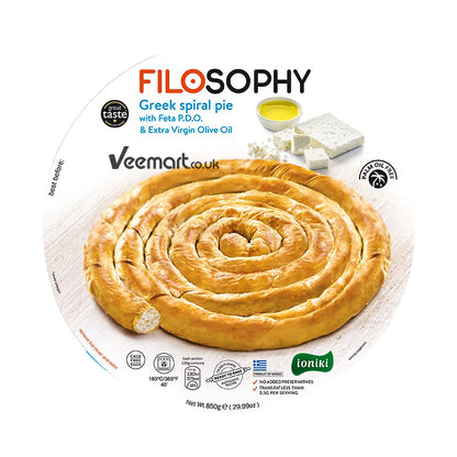 Filosophy Greek Spiral Pie with Feta Cheese, 850g