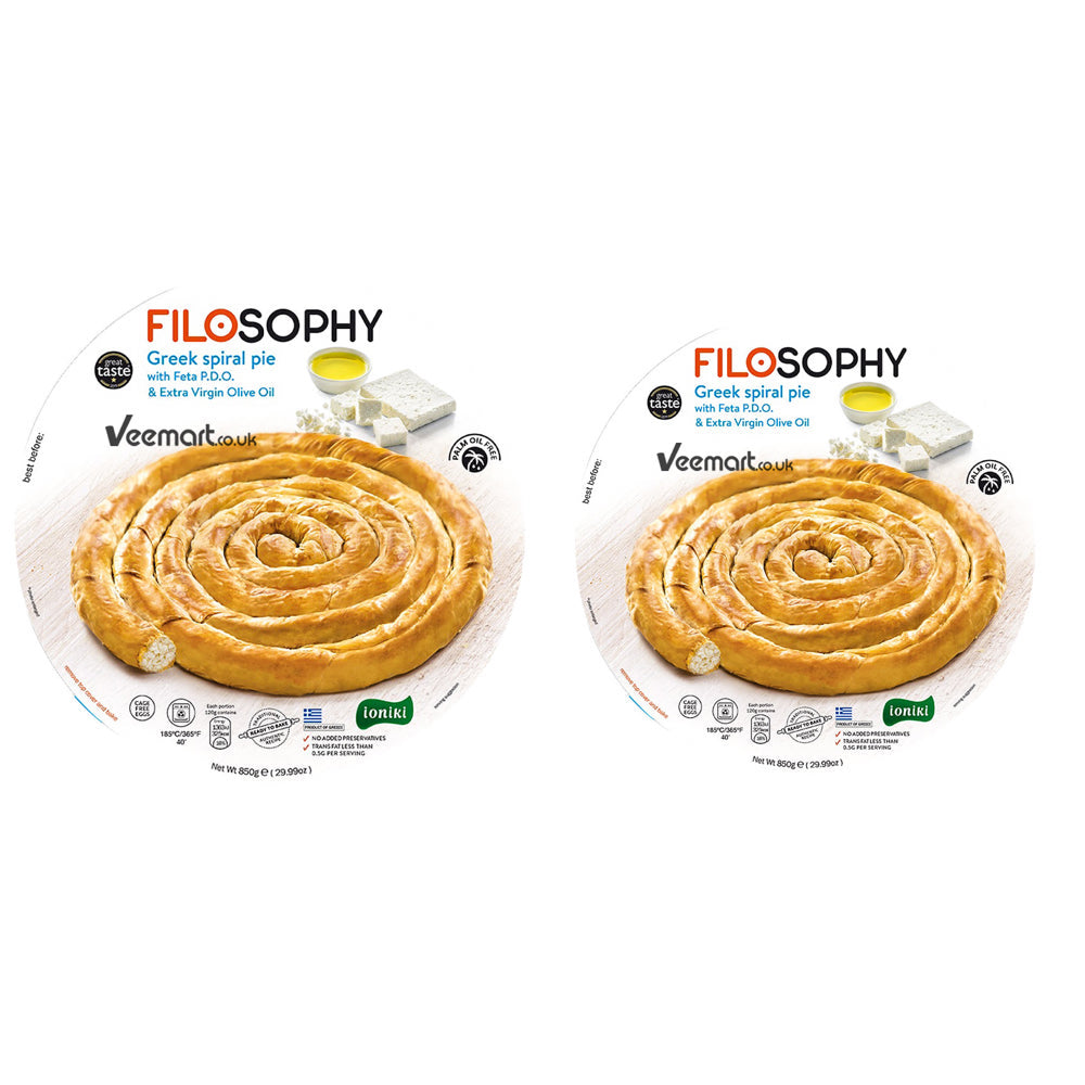 Filosophy Greek Spiral Pie with Feta Cheese, 850g