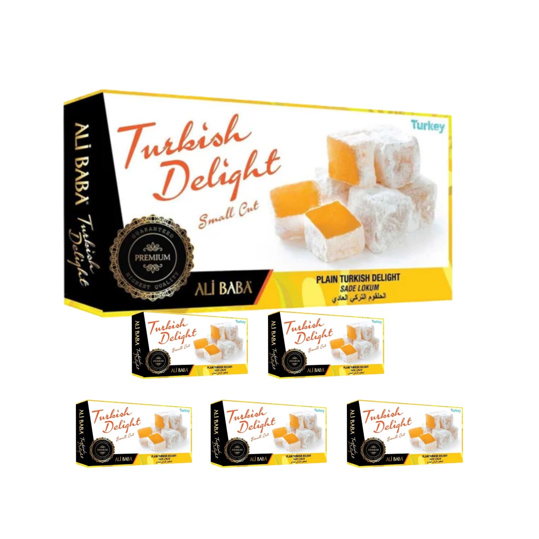 Ali Baba Turkish Delight Plain (Sade Lokum)  Zero Added Sugar 150g