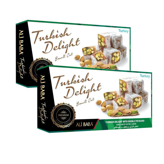 Ali Baba Turkish Delight with Double Pistachio (Duble Antep Fistikli Lokum) 350g