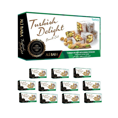 Ali Baba Turkish Delight with Double Pistachio (Duble Antep Fistikli Lokum) 350g