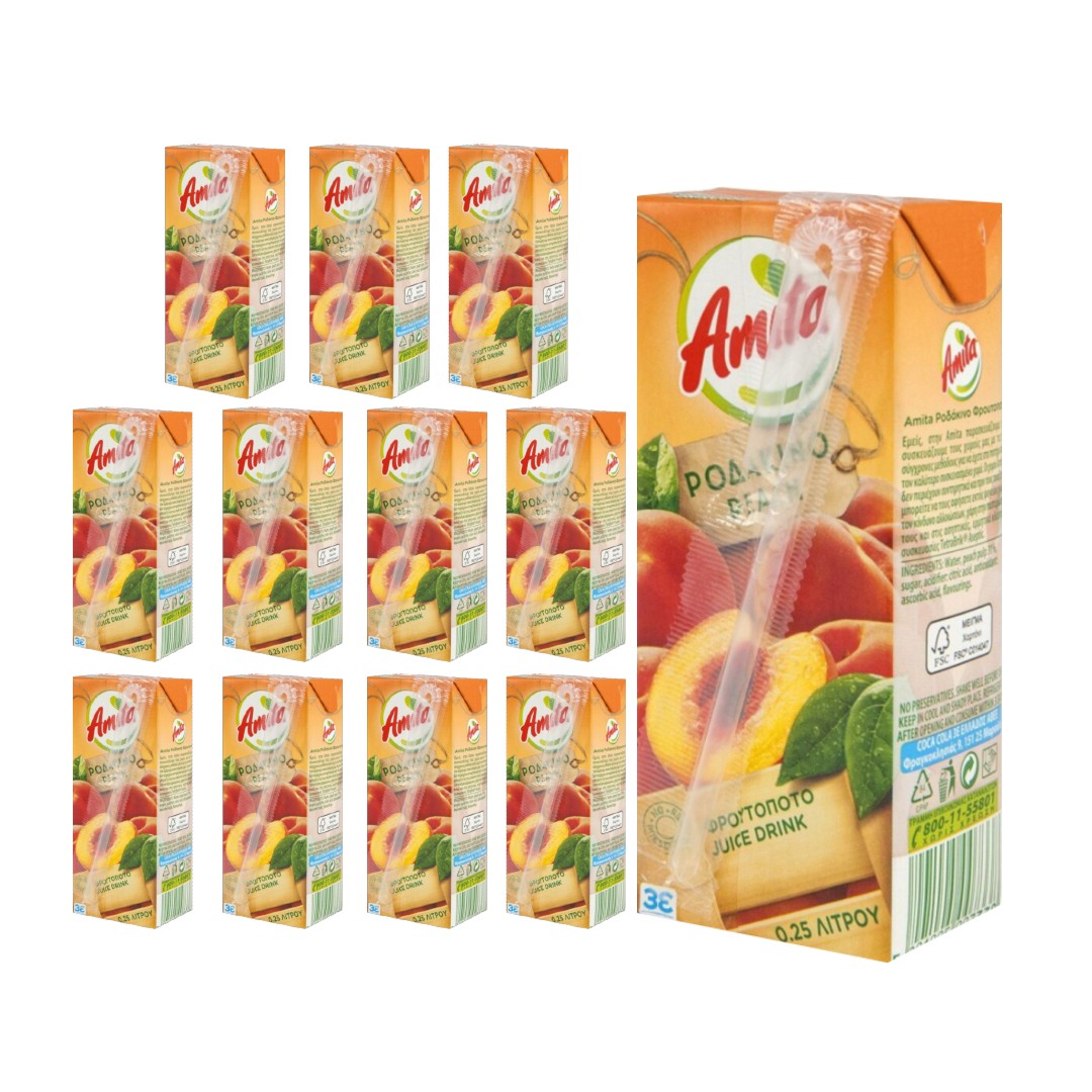 Amita Peach Fruit Juice, 250ml