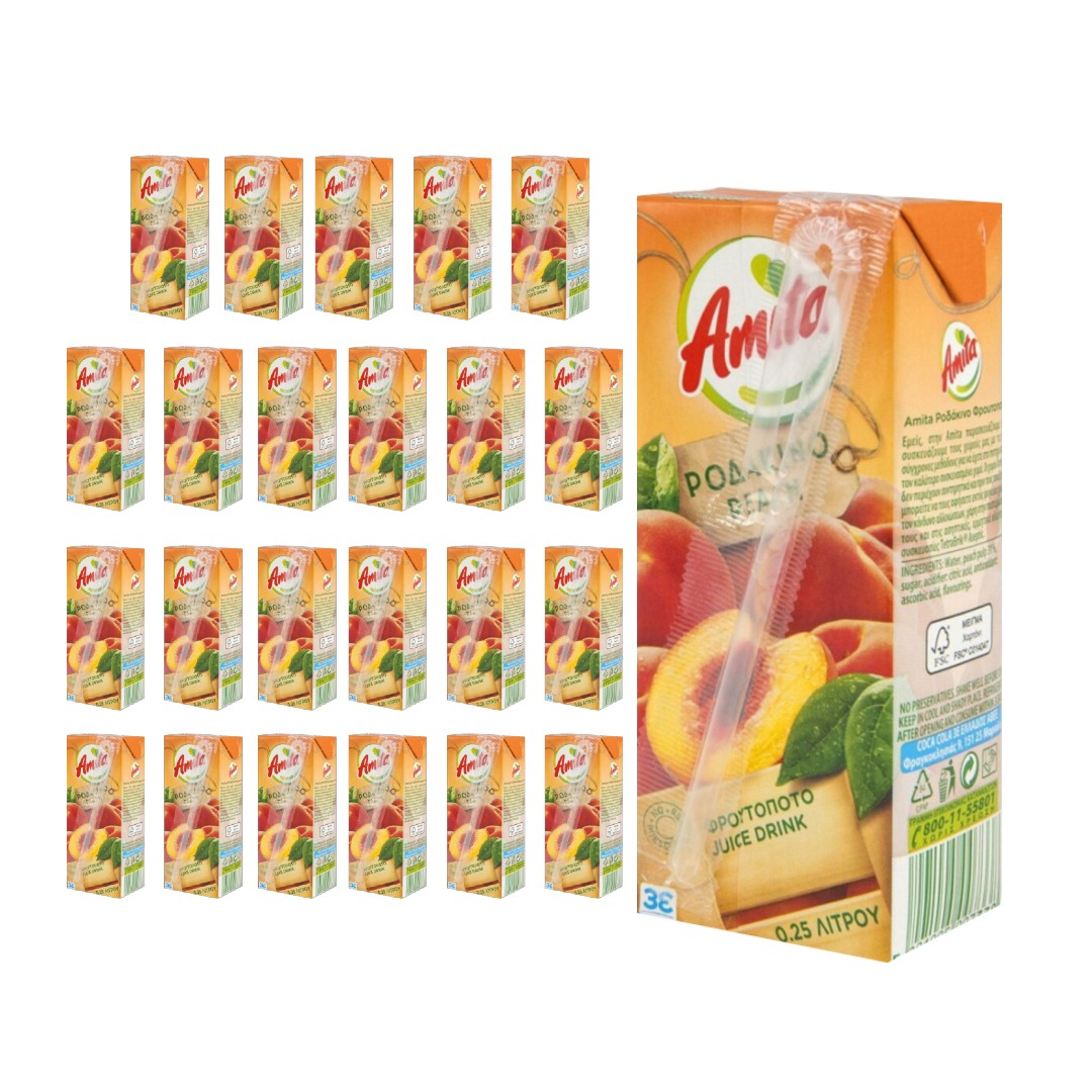 Amita Peach Fruit Juice, 250ml