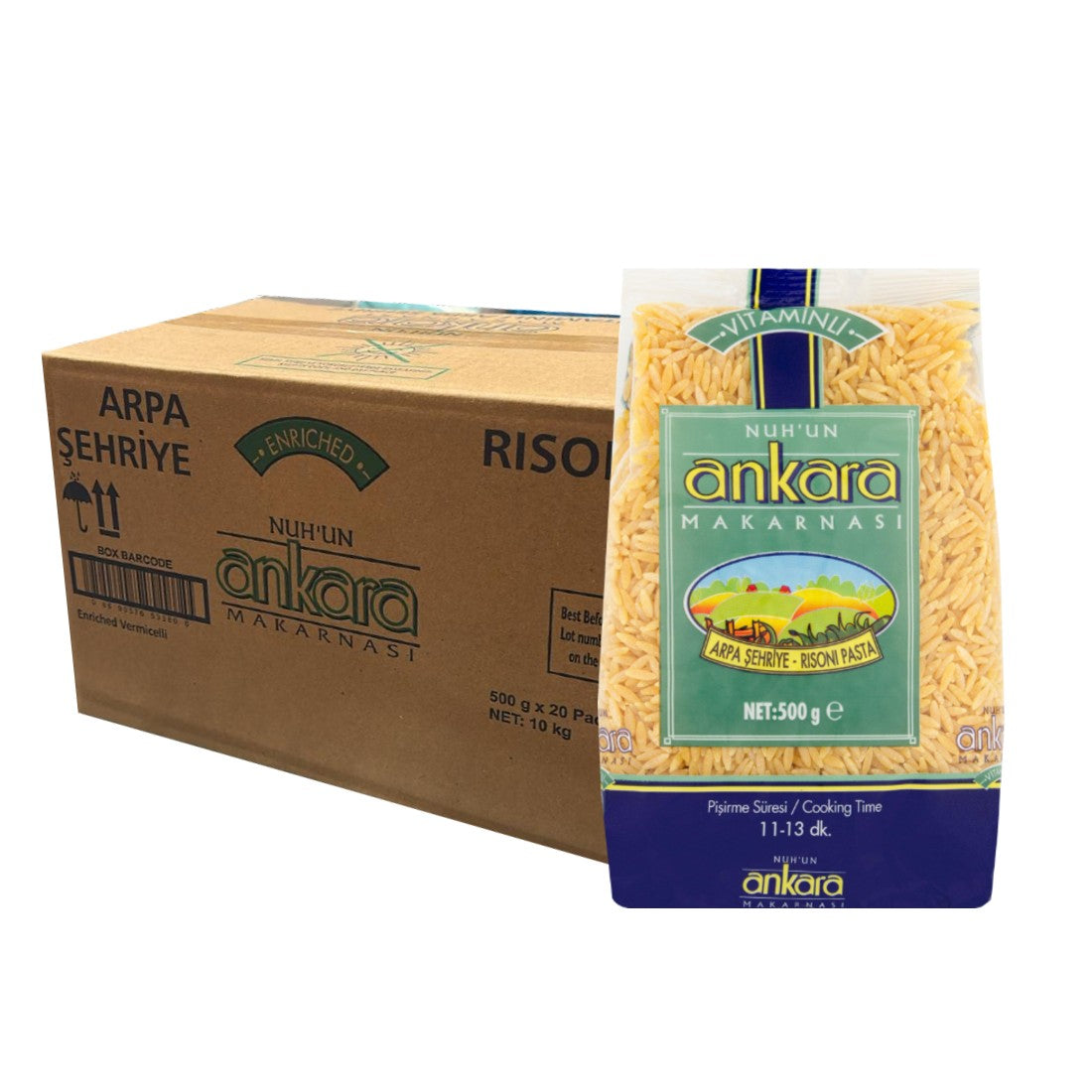 Ankara Makarnasi Risoni Pasta (Arpa Sehriye)  500g